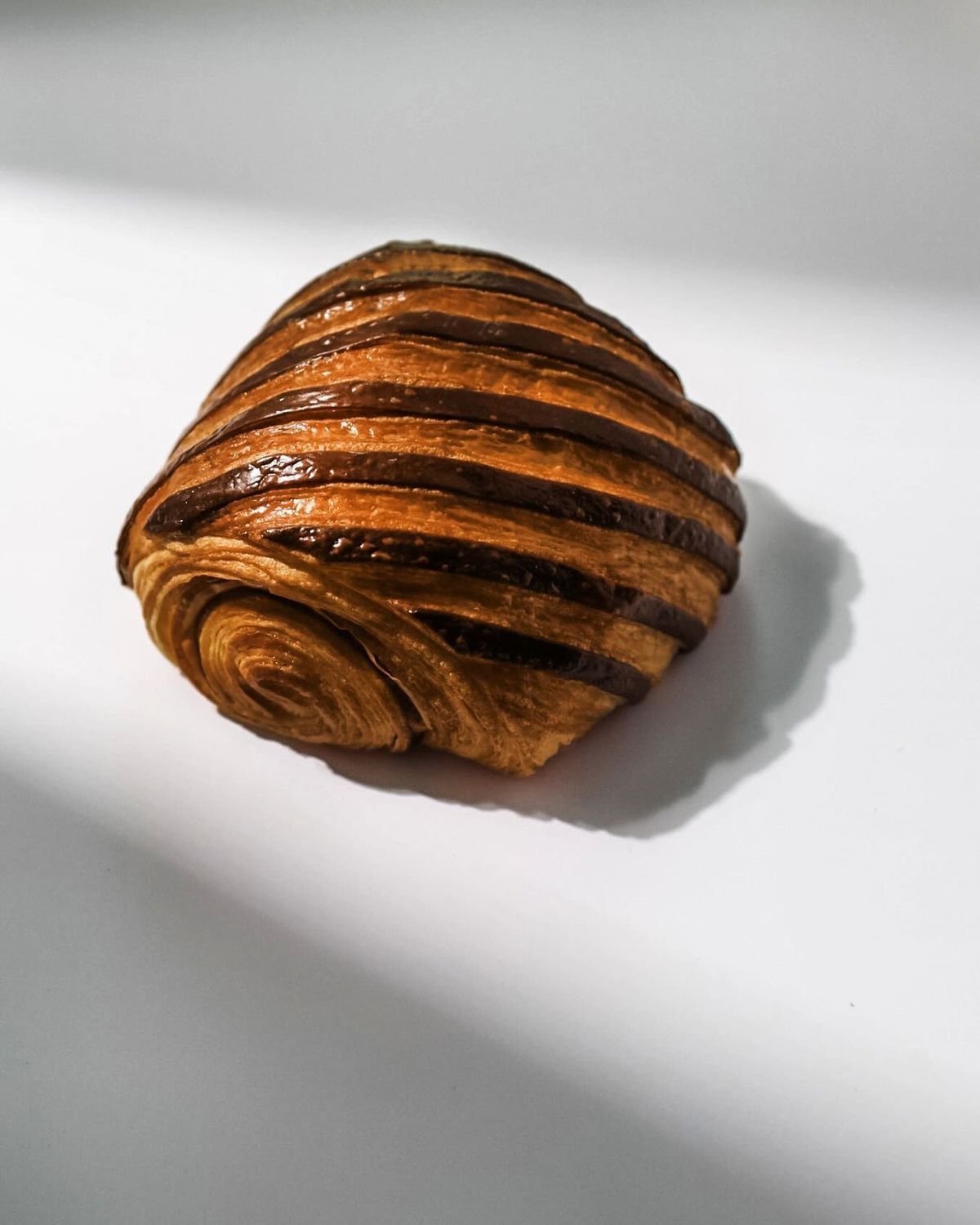 Pain au chocolat, freshly baked